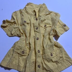 LOFT Women's Yellow Blouse